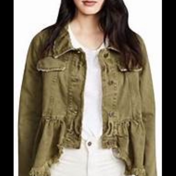Free people raw edge Jacket size medium - Picture 2 of 10
